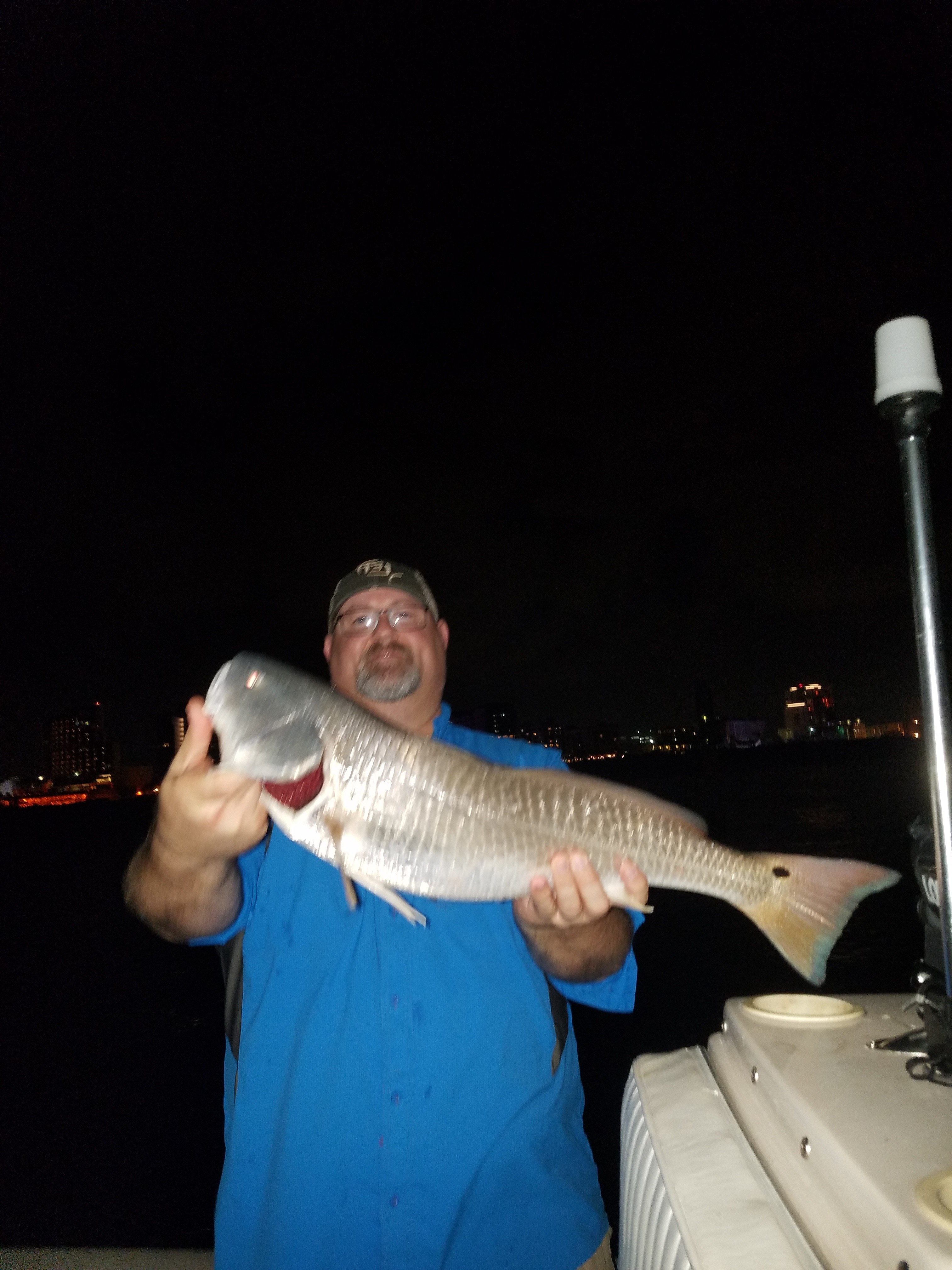 capt jared clearwater fishing charters night trip